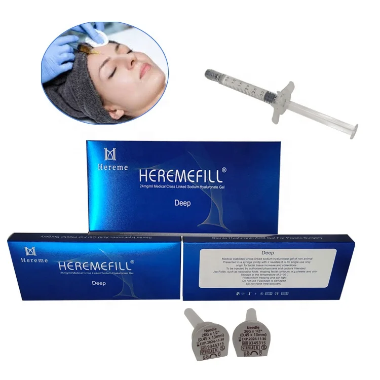 Wholesales Price 24mg/ML Ha Dermal Filler Injection Cross Linked Hyaluronic Acid Korea Dermal Filler