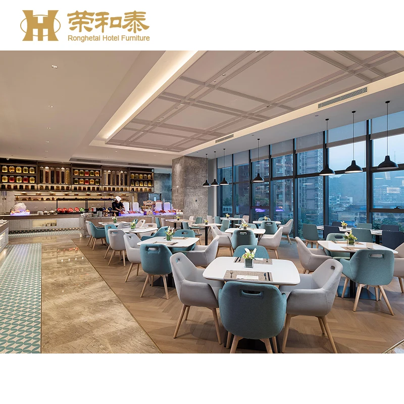 Restaurant Dining Furniture set Luxury Restaurant Chairs and Dining Table Set