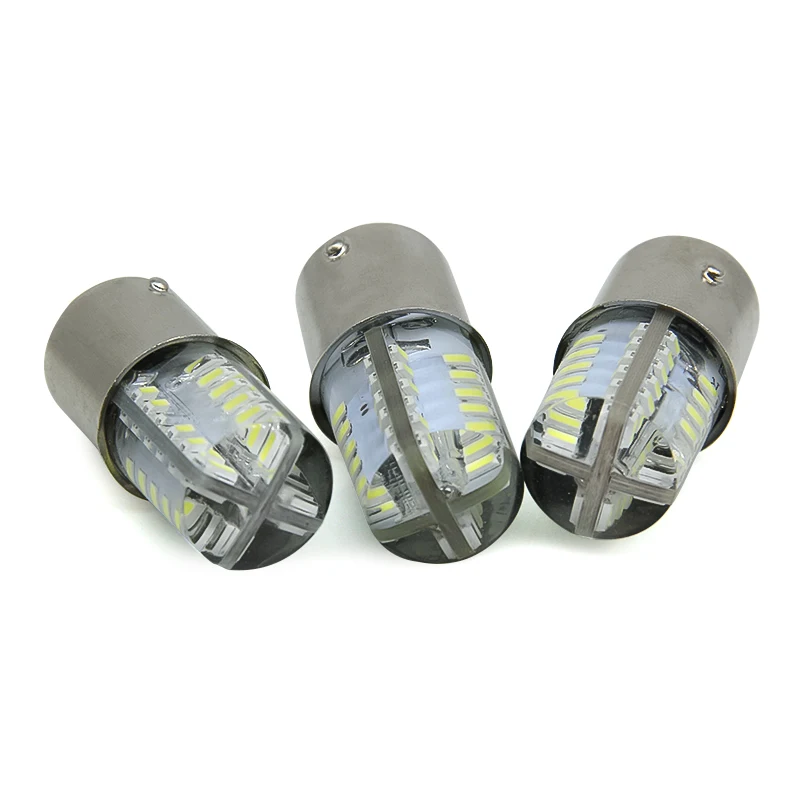 Silicone car led lights 1157 1176 7440 7443 Ba15d strobe ba15d flash LED brake lights signal turn lights indicator for cars