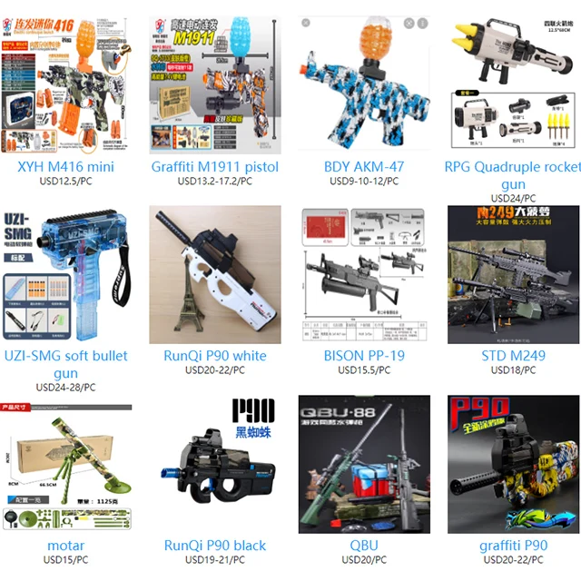 2022 M416 Water Gel Bead mini short M4 gel gun Manufacturer Gel Blaster Electric blast in stock