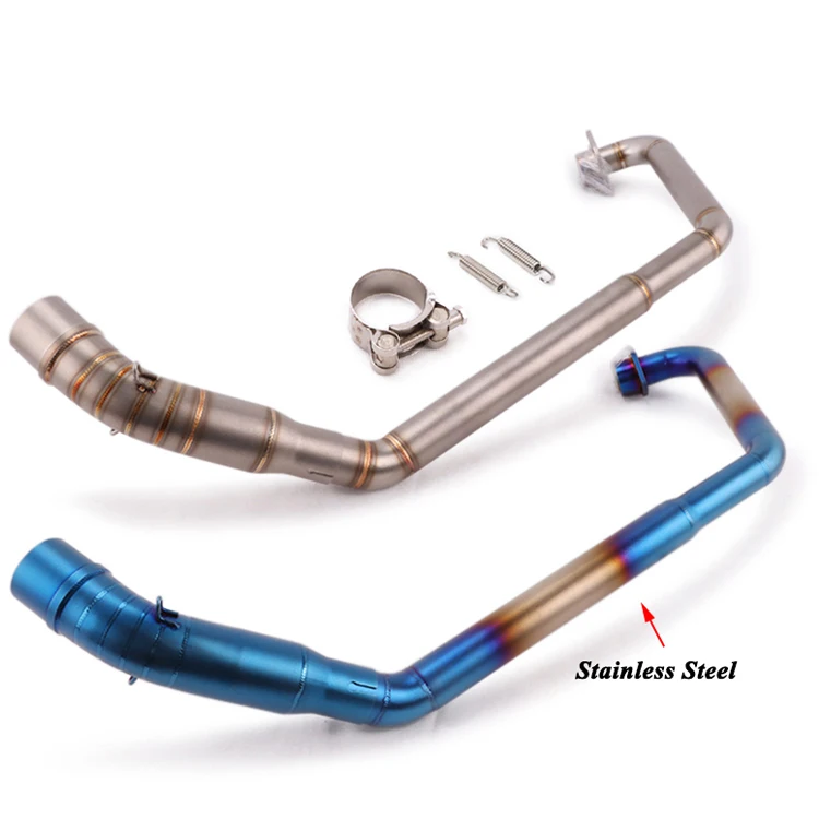 For HONDA CBR 150 CBR150R Exhaust Pipe Motorcycle Middle Link Pipe Escapes Moto Muffler 2010-2016