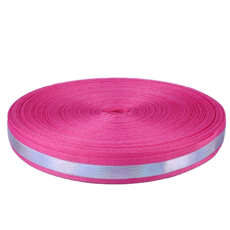 Светоотражающая нейлоновая тесьма высокой видимости для ошейника и поводка для домашних животных