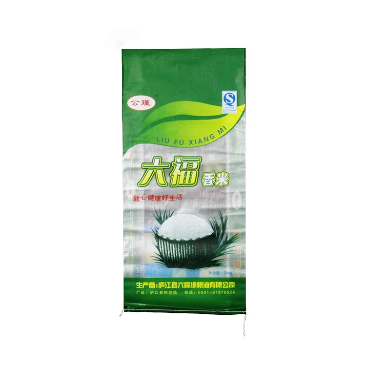 
Plastic Woven Bag Polypropylene Bag For 25kg Rice Bag Flour Sack 