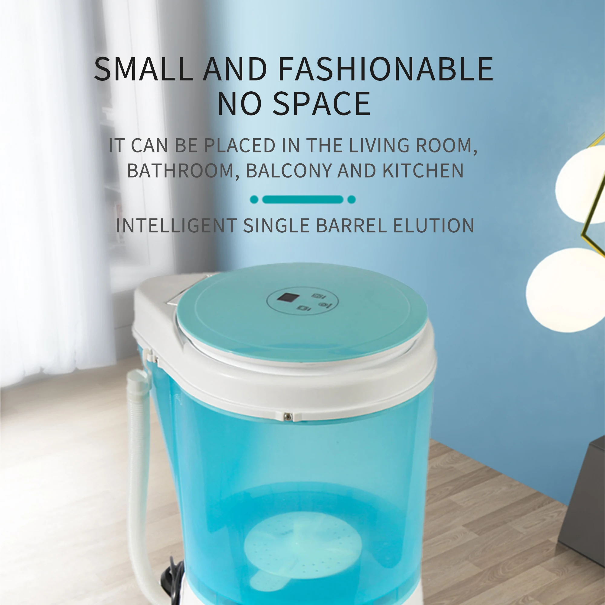 Durable Using Bucket Washing Machine Portable Laundry Washing Machine