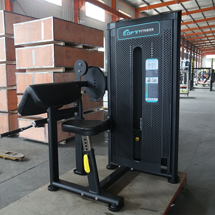 Exercise machine gym equipment pin loaded DFT-1913 Seated Dips