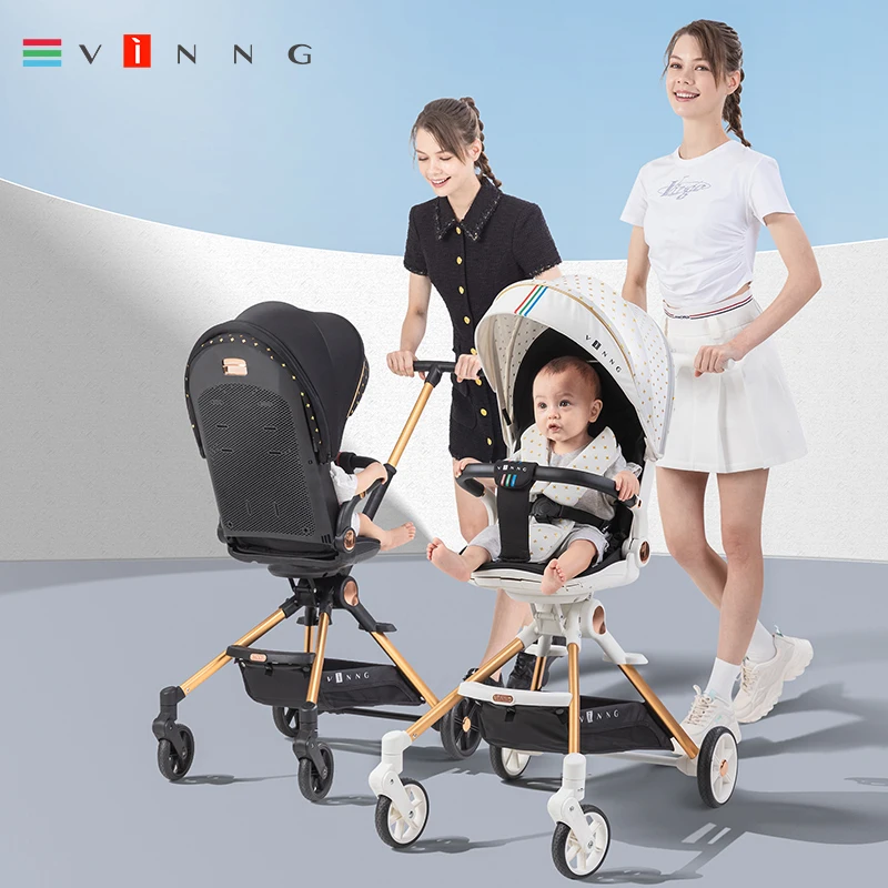 High Quality 3 Baby Stroller Luxury High Landscape Poussette Multi-Functional Baby Pram Baby Strollers For Travel