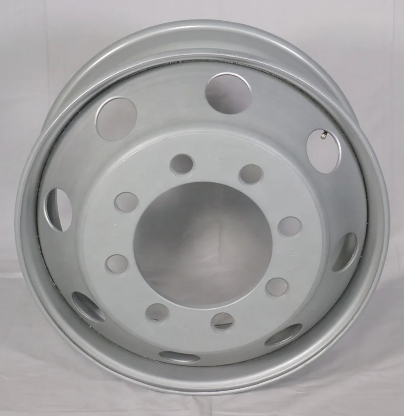 
22.5*7.50 Inch Truck Steel Wheels 10 Holes Wheel Rim For Trucks From China Factory 
