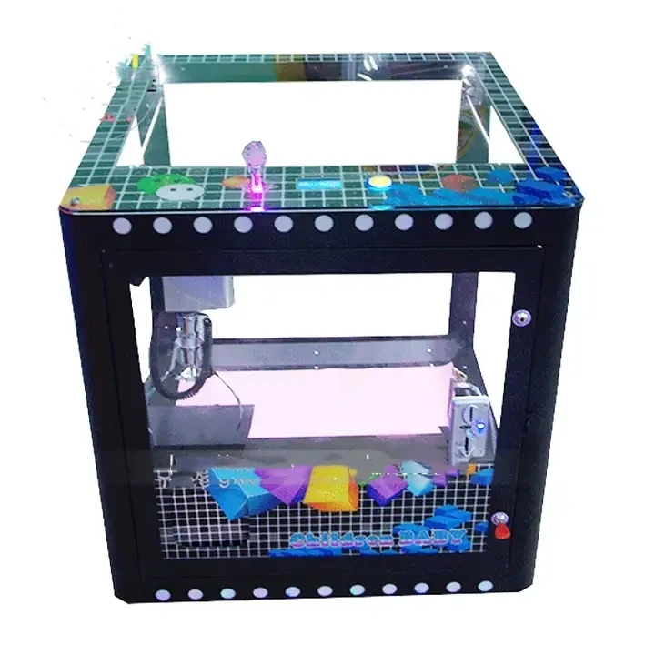 Coin operated Magic Cube Crane Machine Claw Machine Games Mini Claw Machine