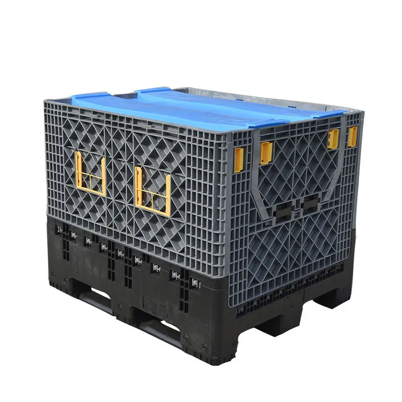 HDPE Collapsible Boxes plastic waterproof pallet box