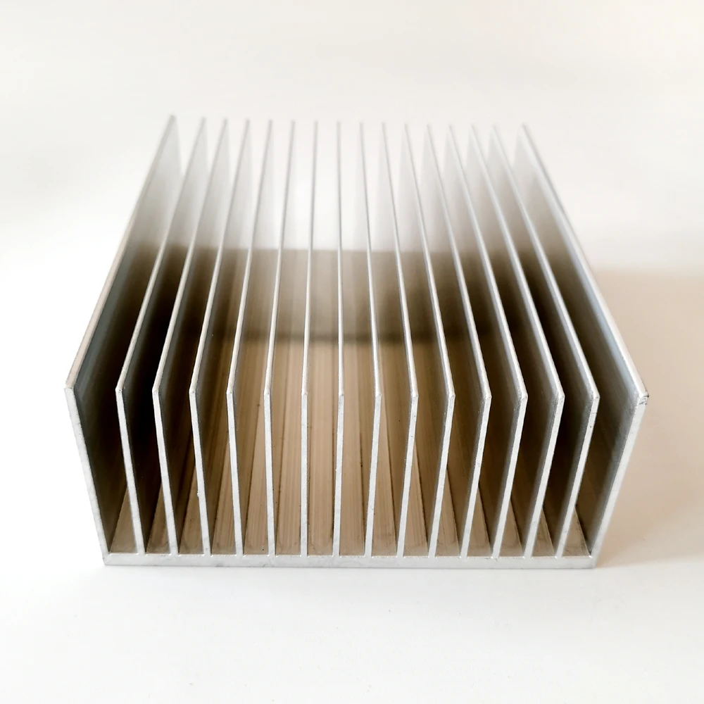 Factory price aluminum alloy 6063 T extrusion heatsink 120(W)*55(H)*150(L)mm