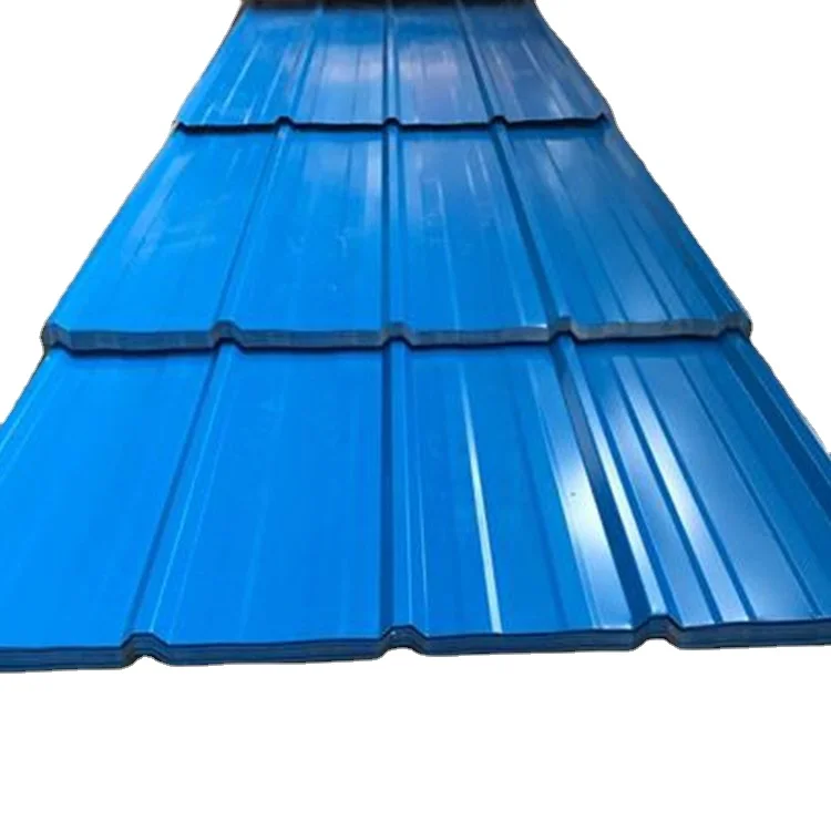 China manufacture Construction site steel coil sheets galvanized color coated steel plate Corrugated Roofing Sheet