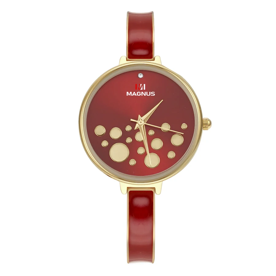 
Fashion Waterproof Charms Faux Pearl Bracelet Mema Fashion Womens Watches Top Brand Luxury Quart 