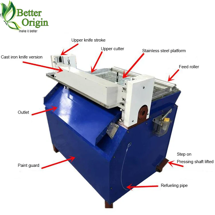 Better origin rubber strip cutting machine silicone rubber cutting machinery