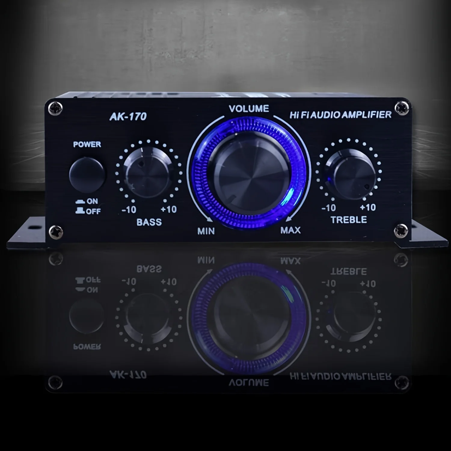 Hi-Fi усилитель мощности автомобильный домашний кинотеатр цифровой мощный аудио для динамика тройной бас-контроль FM USB 400 Вт