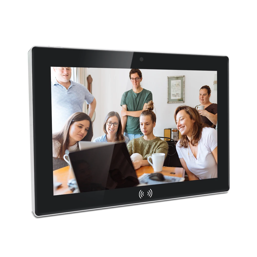 10.1 inch wall mount android tablet smart home RK3566 2+16GB  with POE NFC RJ45 for advertising