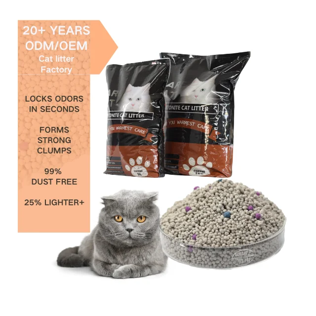 OEM&ODM Factory Direct Cheap Price Best Selling Malaysia Bentonite Cat Litter