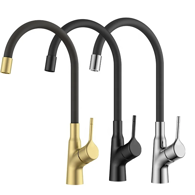 Kitchen Faucet Water Tap Modern Kitchen Taps Brass Sprayer Gold Kitchen Mixer Sink Faucets Black