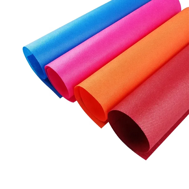 REALGOOD factory polypropylene spunbond pp non woven fabric roll colorful nonwoven fabric manufacturer