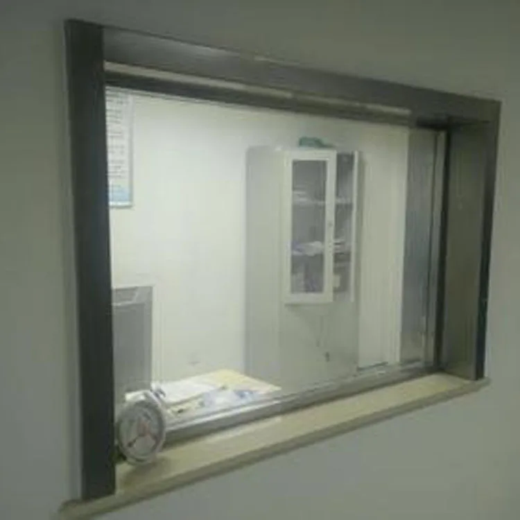 x ray lead glass sheet Radiation protection in hospital CT room