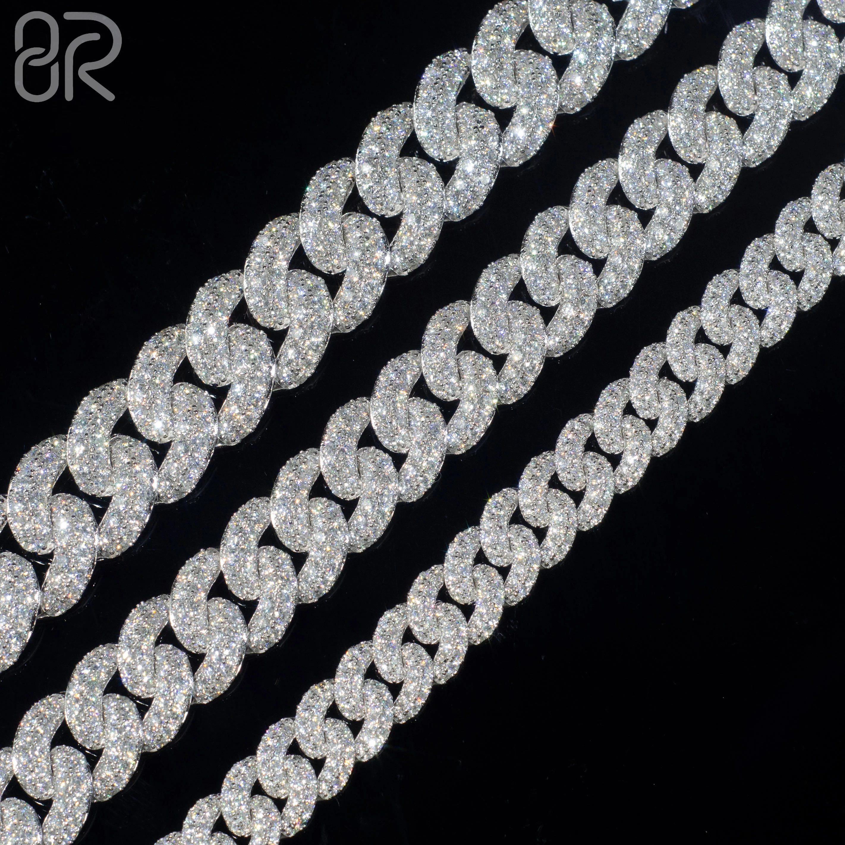 14MM VVS Diamond Cuban Chain Bracelet Wholesale Style Accessory for Unique Taste