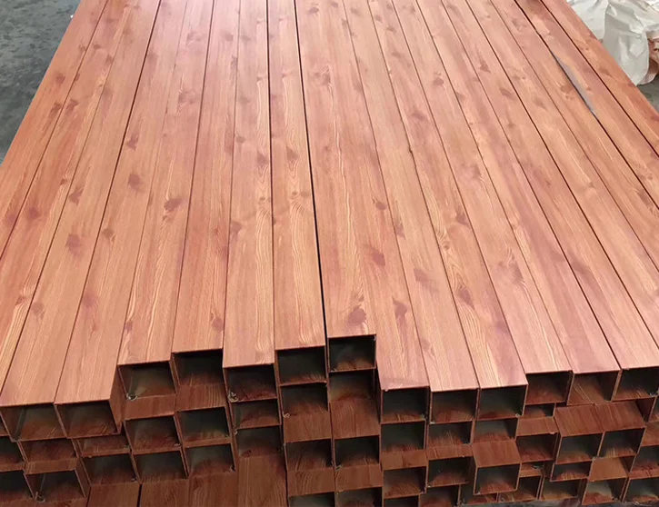 Customized China Aluminum Manufacturer Wood Grain 6063 Aluminium Profile