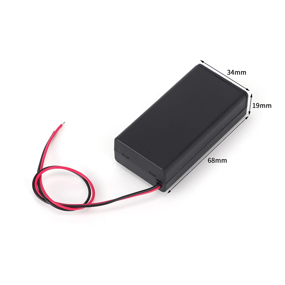 2 слота AA с крышкой переключателя 3V держатель батареи кабелем