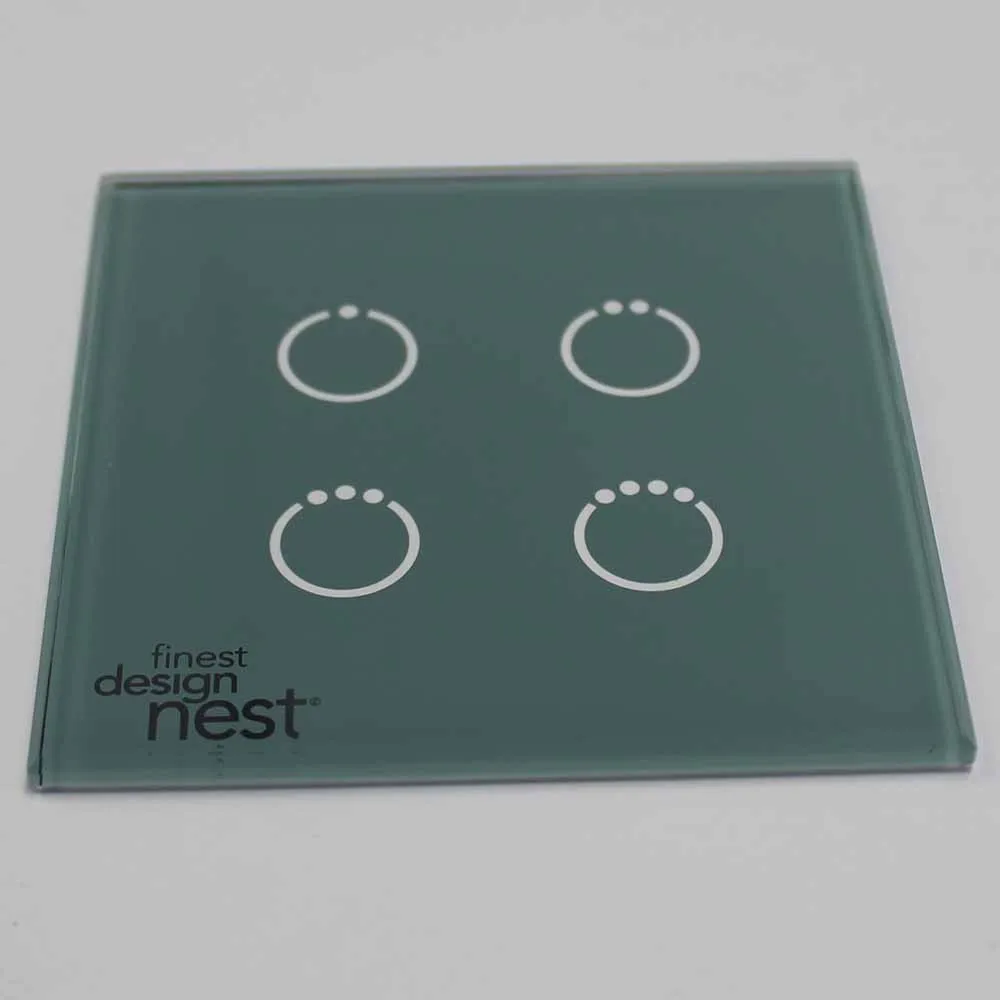 
Touch Control Switch Tempered Glass Electronics Front Panel 