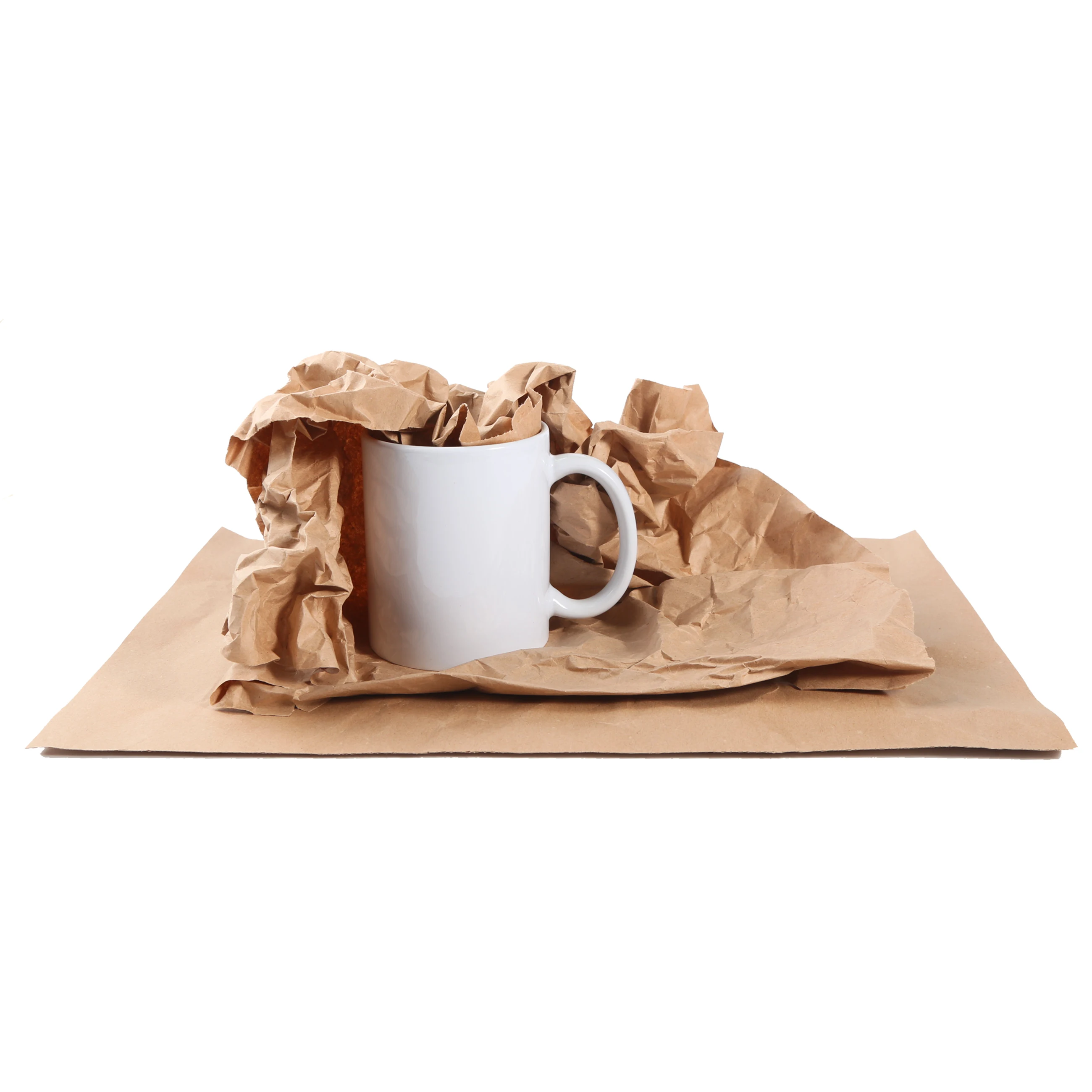 Custom Biodegradable Kraft Paper Roll Wood Material Void Filling Wrapping Cushion Eco-Friendly Cushioning