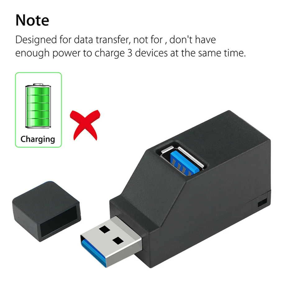 USB 3.0 Hub Multi 2.0 Data Transfer Mini Multiple 3 Port Hab USB-Hub Expander Splitter Adapter USB HUB