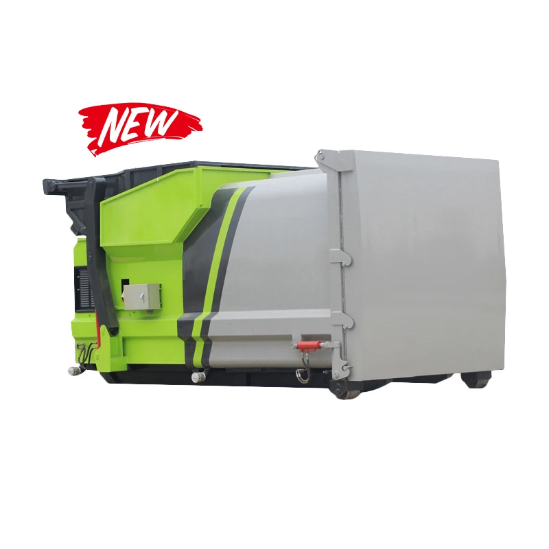 5 6 8 10 12 14 16 18 20 25 Cbm Mobile Garbage Compactor Container Waste Compactor Box