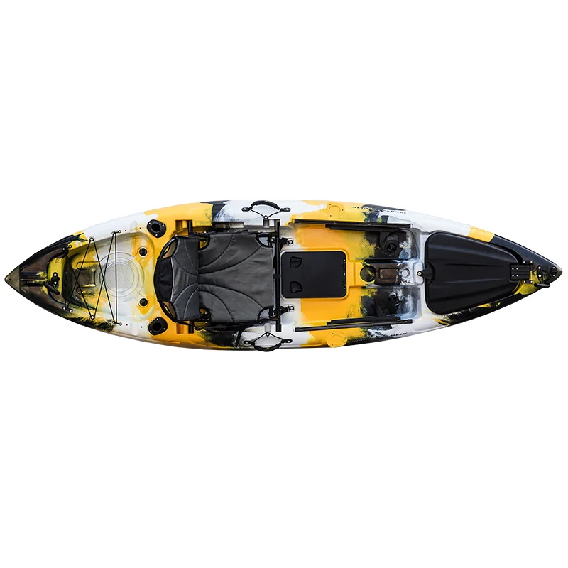 roto molded plastic fishing kayak sit on top canoe kayak