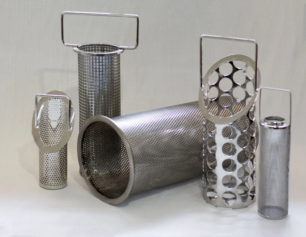 Petroleum and Chemical Filter Use Stainless Steel Wire Mesh Metal Basket Porous Barrel Screen Filter Cylinder, Filter Tube