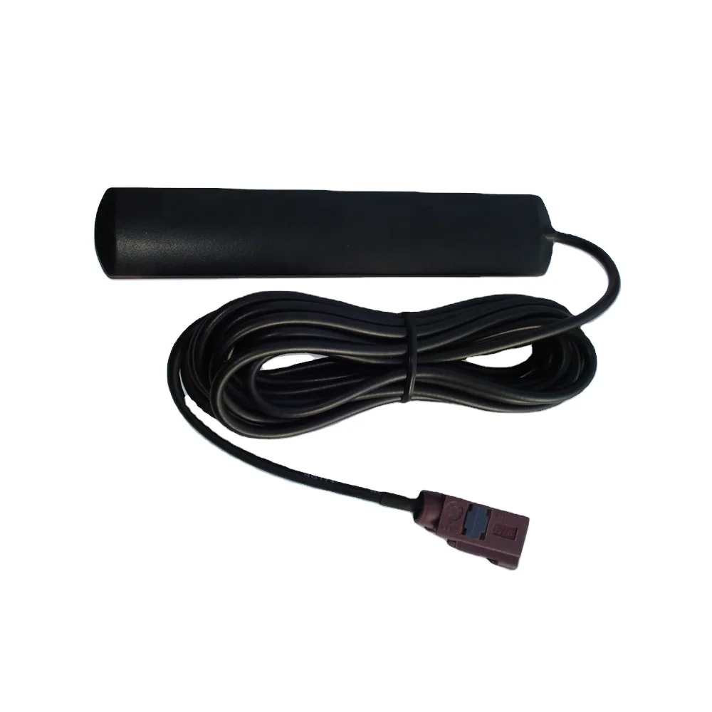 
GSM patch antenna with 3M sticker RG174 Cable purple fakra D 