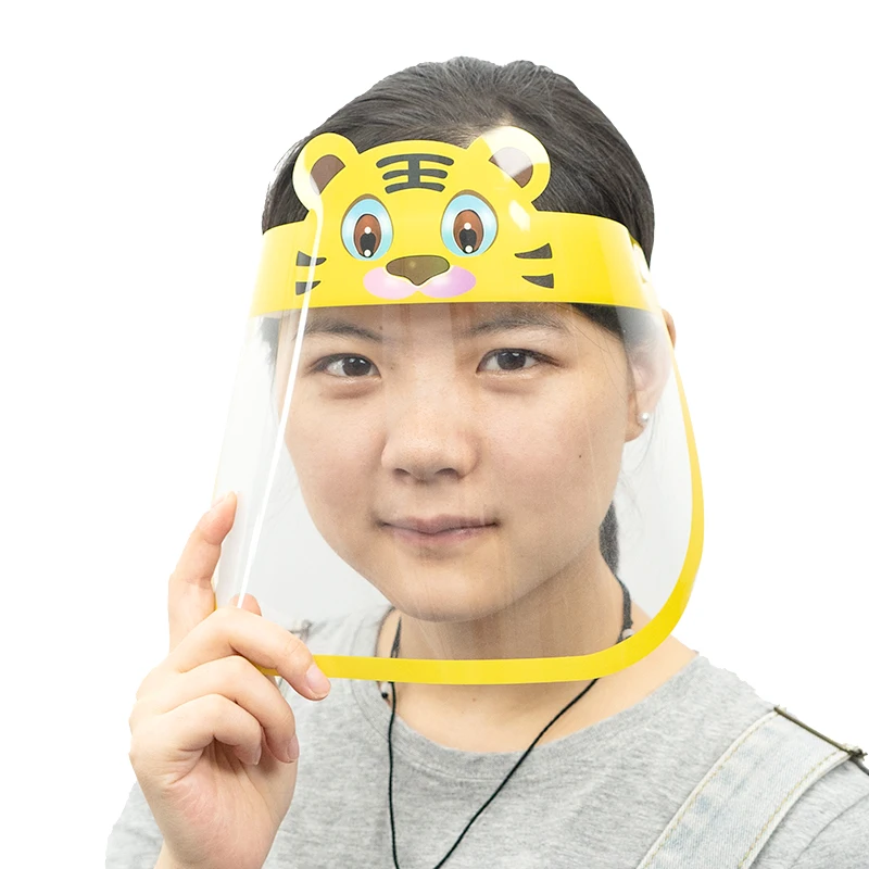 Hot Selling Colorful Children Face Shield Customize Disposable Kids Face Shields
