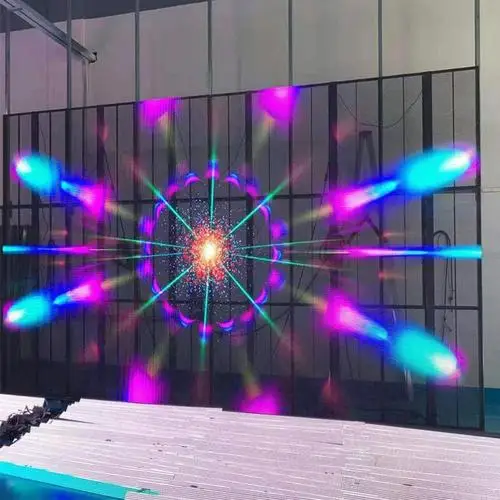 Ultra-Thin Transparent Flexible Soft Self-Adhesive Window LED Display Screen P6 P8 Crystal LED Film Glass for Elevator Use