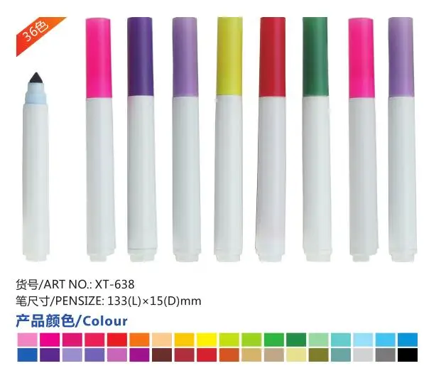 Round Tip Big Dot Nib Watercolor marker pens for sketch Art marker