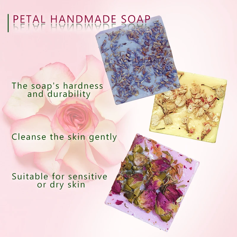 All Kinds of Smell Handmade Luxury Lavender Amethyst Soap Rose Bar Bath Soap