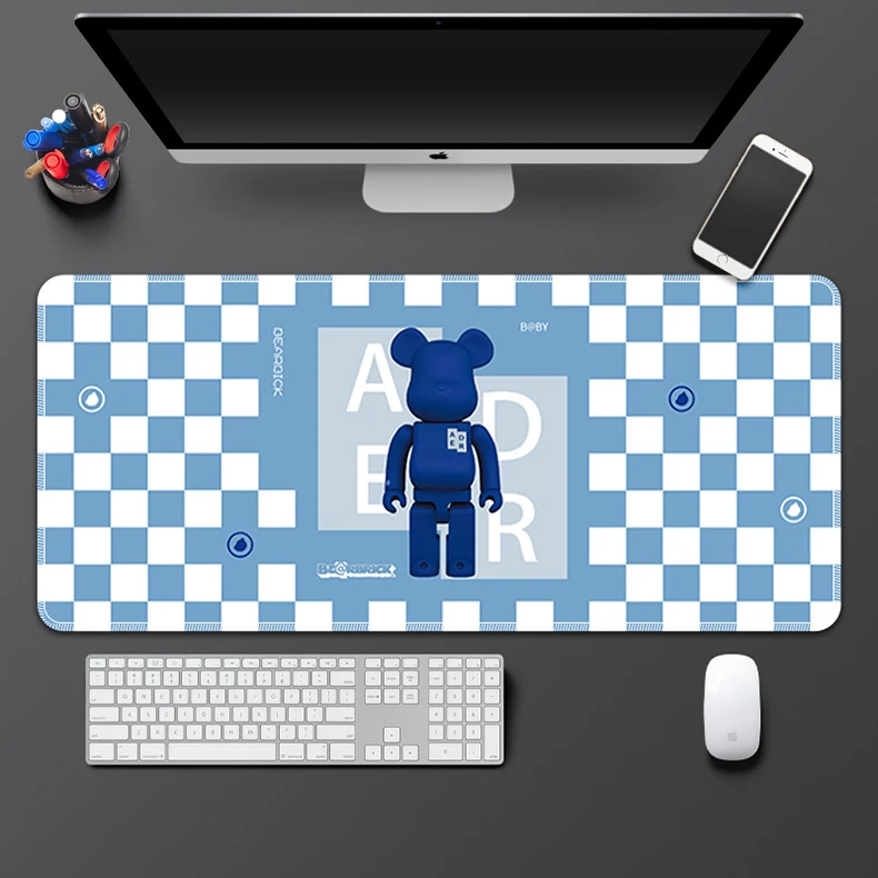 mouse pad sublimation Manufacturer Oversize Gaming Large size Bearbrick custom mouse pads