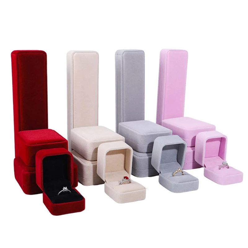 Шкатулка для ювелирных изделий, роскошный бархатный бокс для ожерелий, серег, браслетов, под заказ