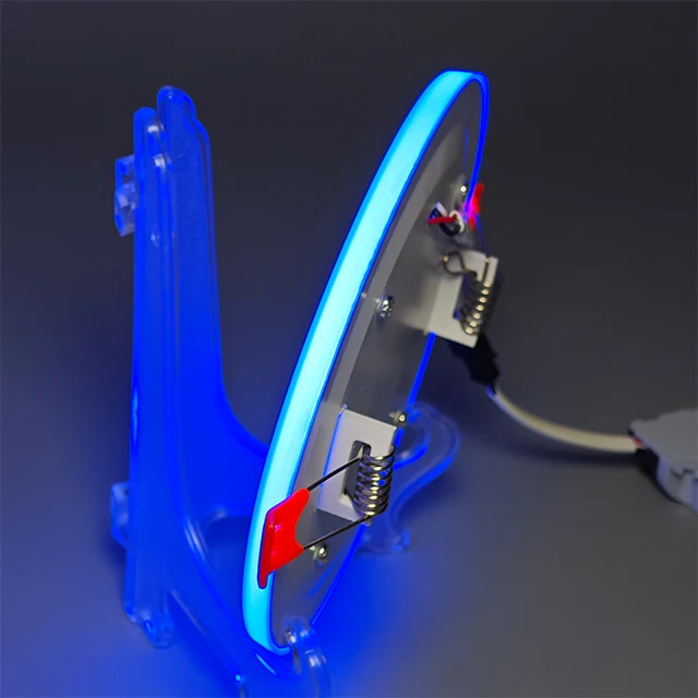 Двухцветные потолочные светильники 3 Вт 6 12 18 24 RGB встраиваемые светодиодные панели