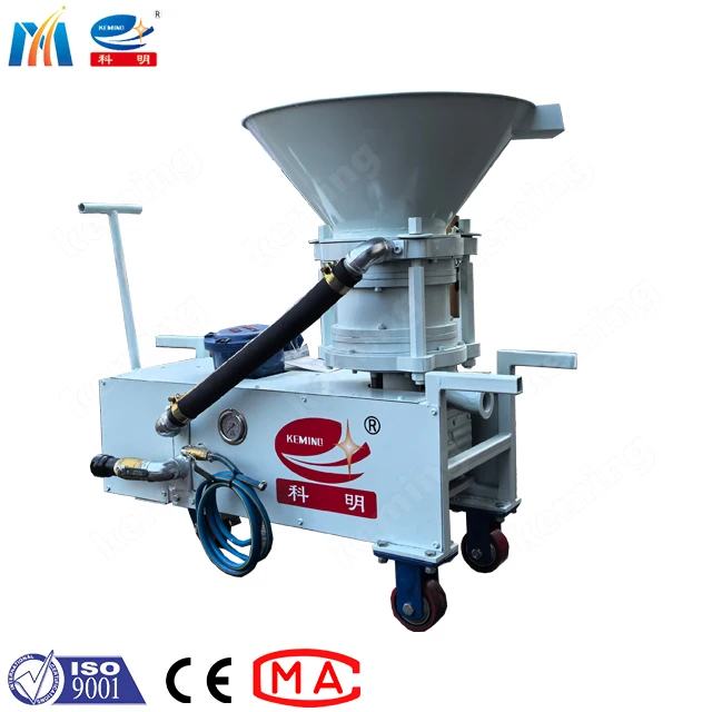 2 M3/H mini refractory sprayer PS2I dry Refractory Shotcrete surface suating Machines motor