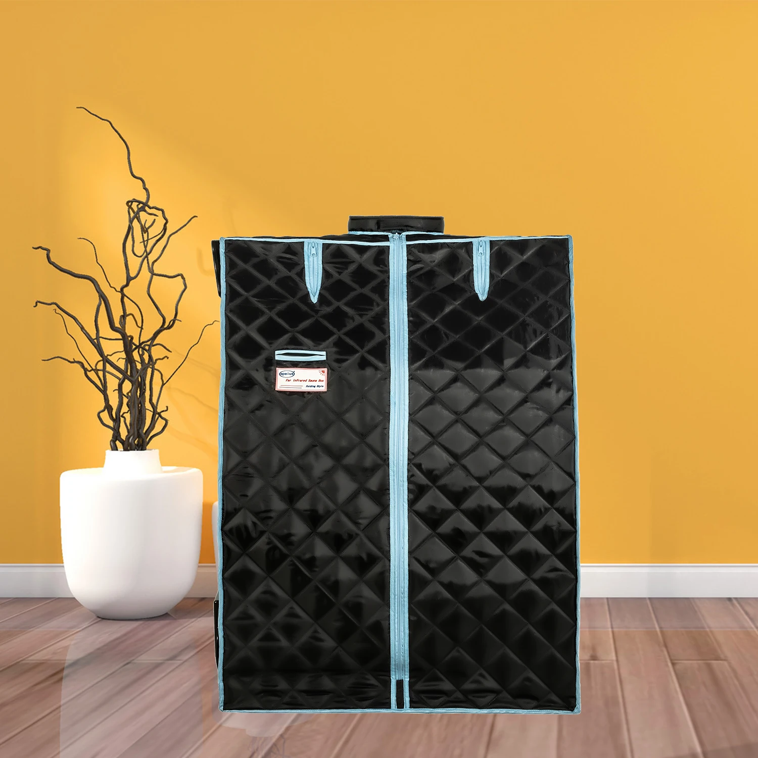 USA Stock Spa Detox at Home Foldable Half Body Black Infrared Sauna Tent