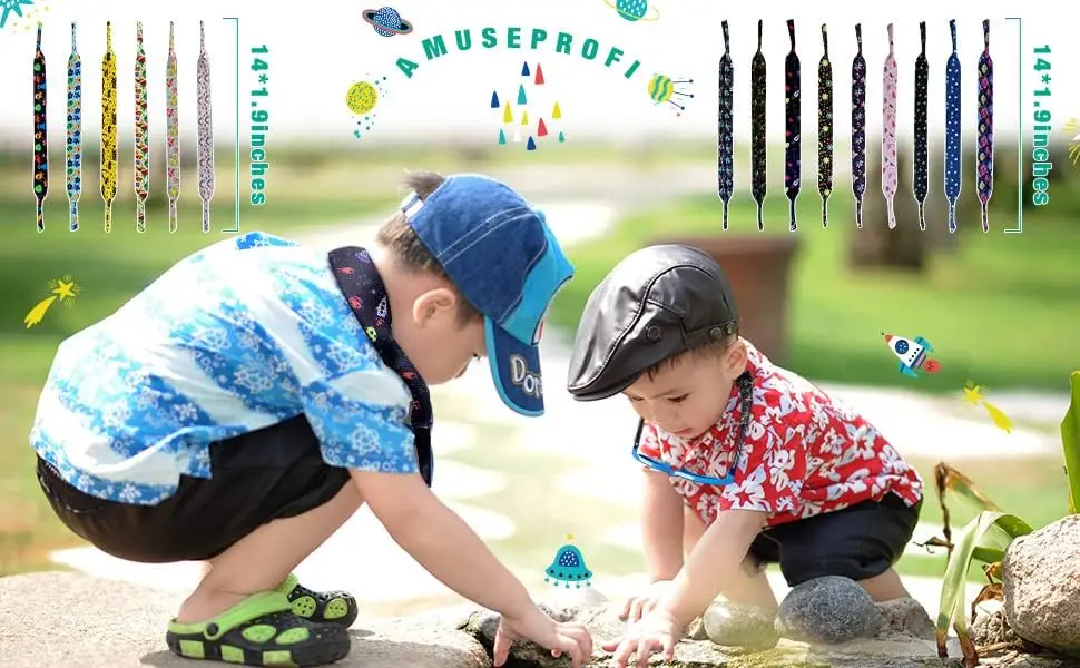 Custom Design Kids Eyewear Retainer, Eyeglasses & Sunglasses Strap for Kids, Floating Sunglass Lanyard for Kids