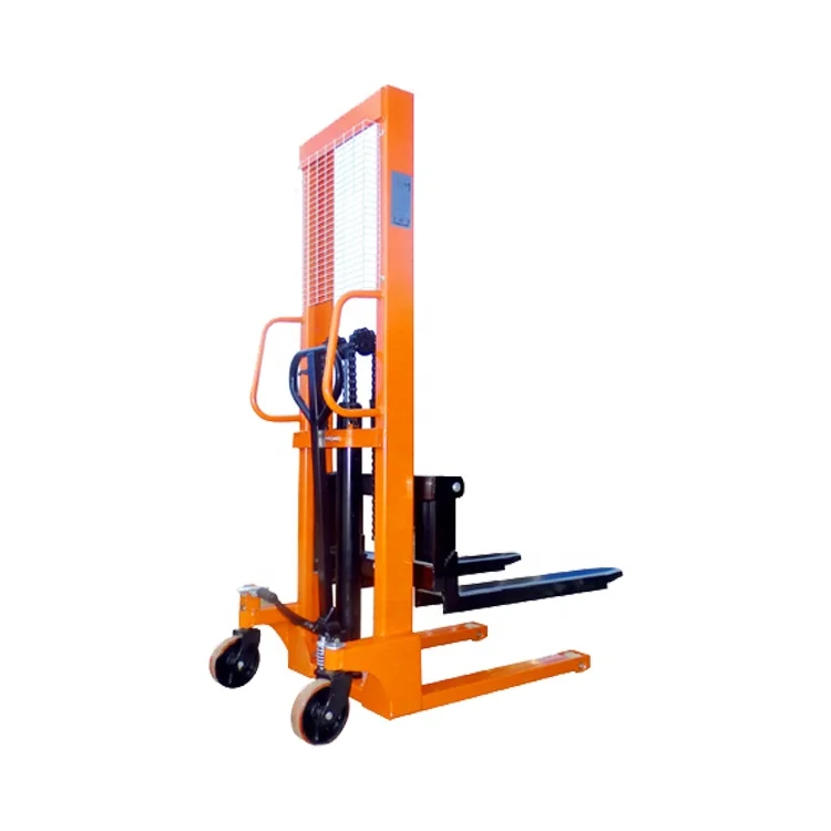 Chinese brand Manual hydraulic forklift trucks portable hydraulic lift pallet stacker