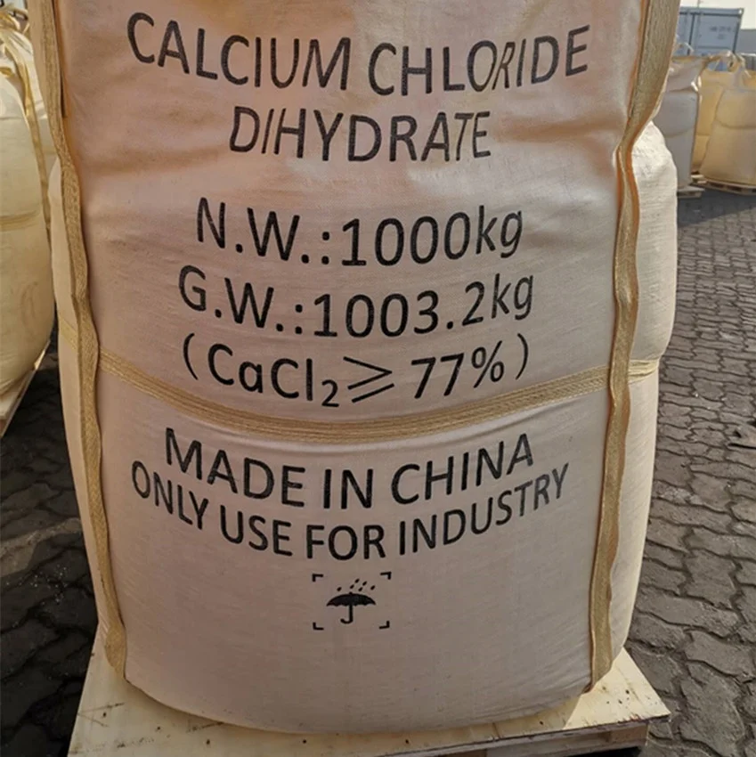 
free flow 74% 77% Dihydrate calcium chloride flakes 