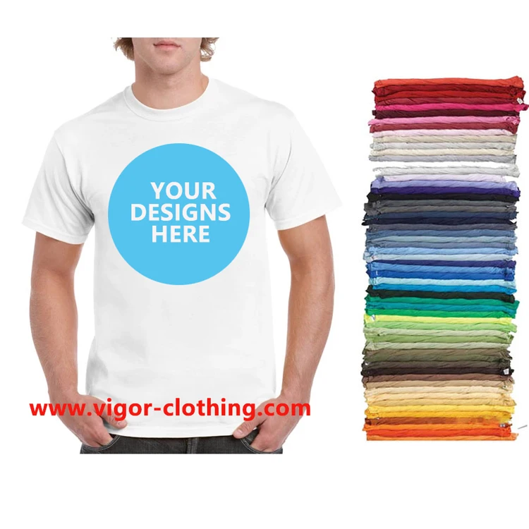 Customized T-shirts For Printing Wholesale Bulk Blank White T Shirts
