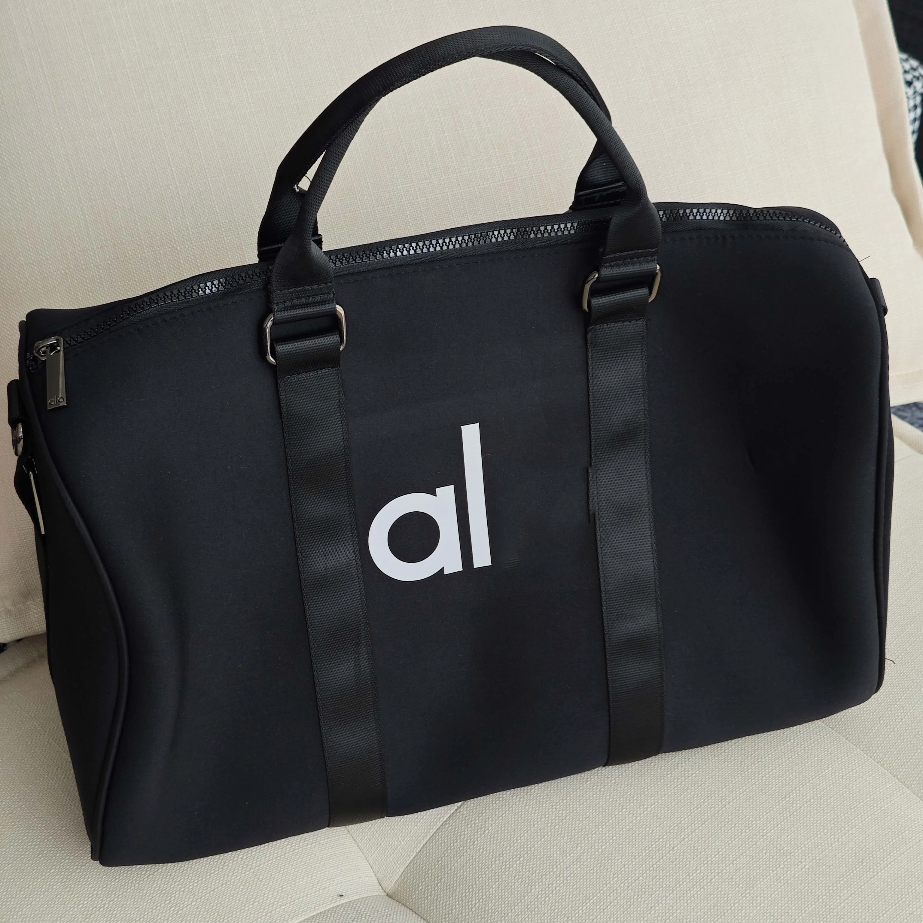 Hand luggage Side zipper dry and wet separation bag Neoprene Travel Sports Fitness Bag