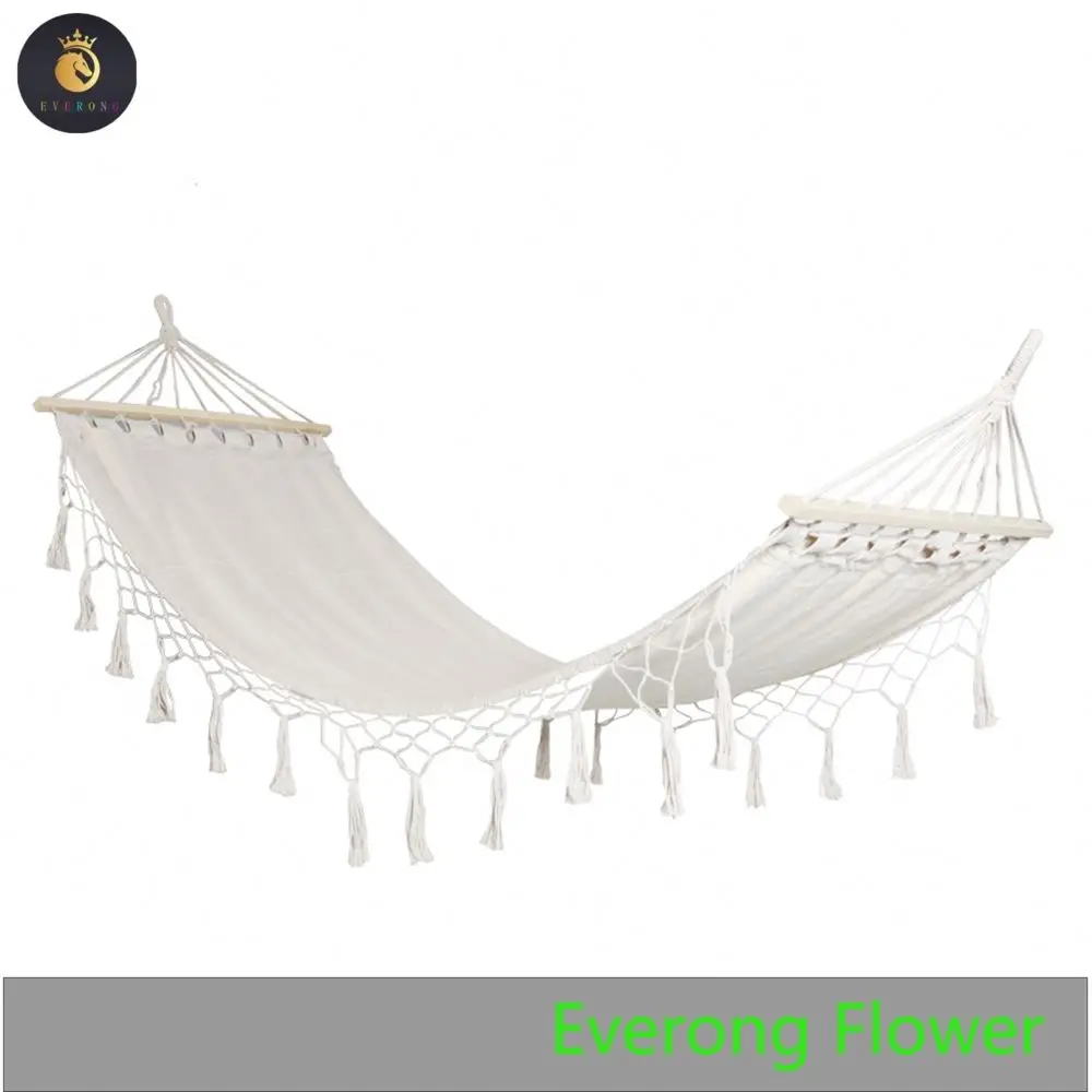 Travel Folding Double Macrame Hammock For Room