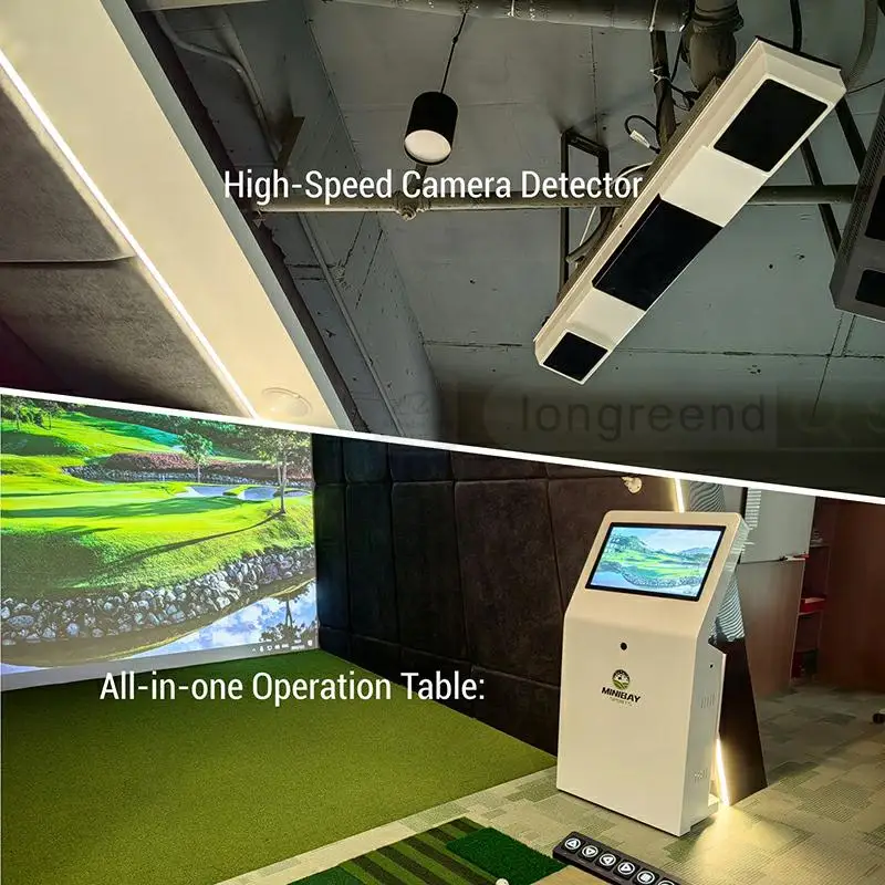 LONGREEND  Luxury Golf Sim Room Design - Customizable Layouts