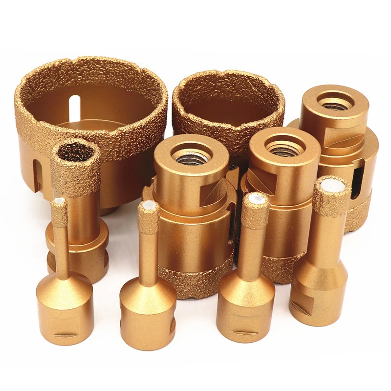 Smoothly Cutting Vacuum Brazed Diamond Core Drill Bit Porcelain Ceramic Tile marble granite  Hole Saw 6mm-130mm M14 5/8-11